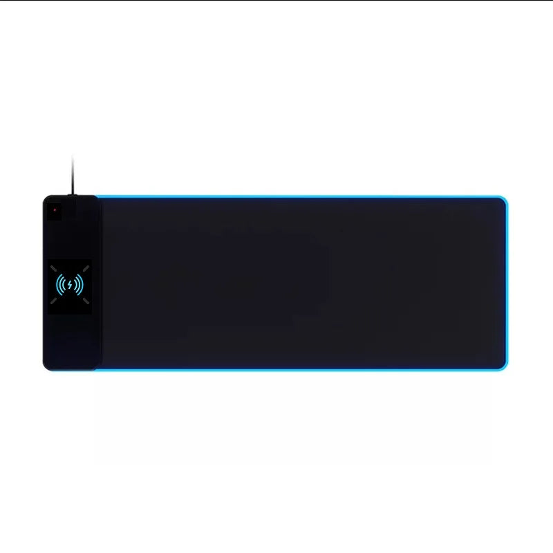 XXL Gaming Mouse Pad 10W QI Fast Wireless Charging LED Light Rubber Gaming Mouse Pad Professionla RGB Gaming Mouse Pad