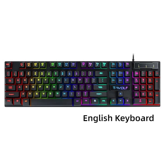 Spanish Keyboard Illuminated Gaming Pc Keyboards Computer Gamer Usb with Ñ Led Clavier Wired Luminous by Cable Teclado Español
