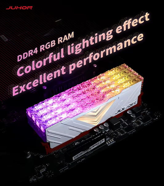 Memoria Ram RGB DDR4 8GBX2 16GBX2 3200Mhz 3600Mhz Kit Dual Channel Stunning Desktop Memoria Ram
